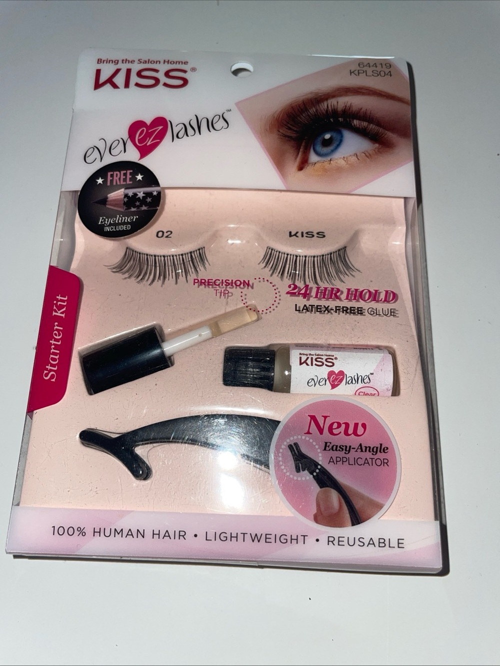 Kiss Double Pack Ever EZ Lashes 02 Lightweight Reusable False Eyelashes